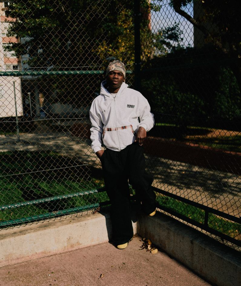 GREY REVERSIBLE HOODIE