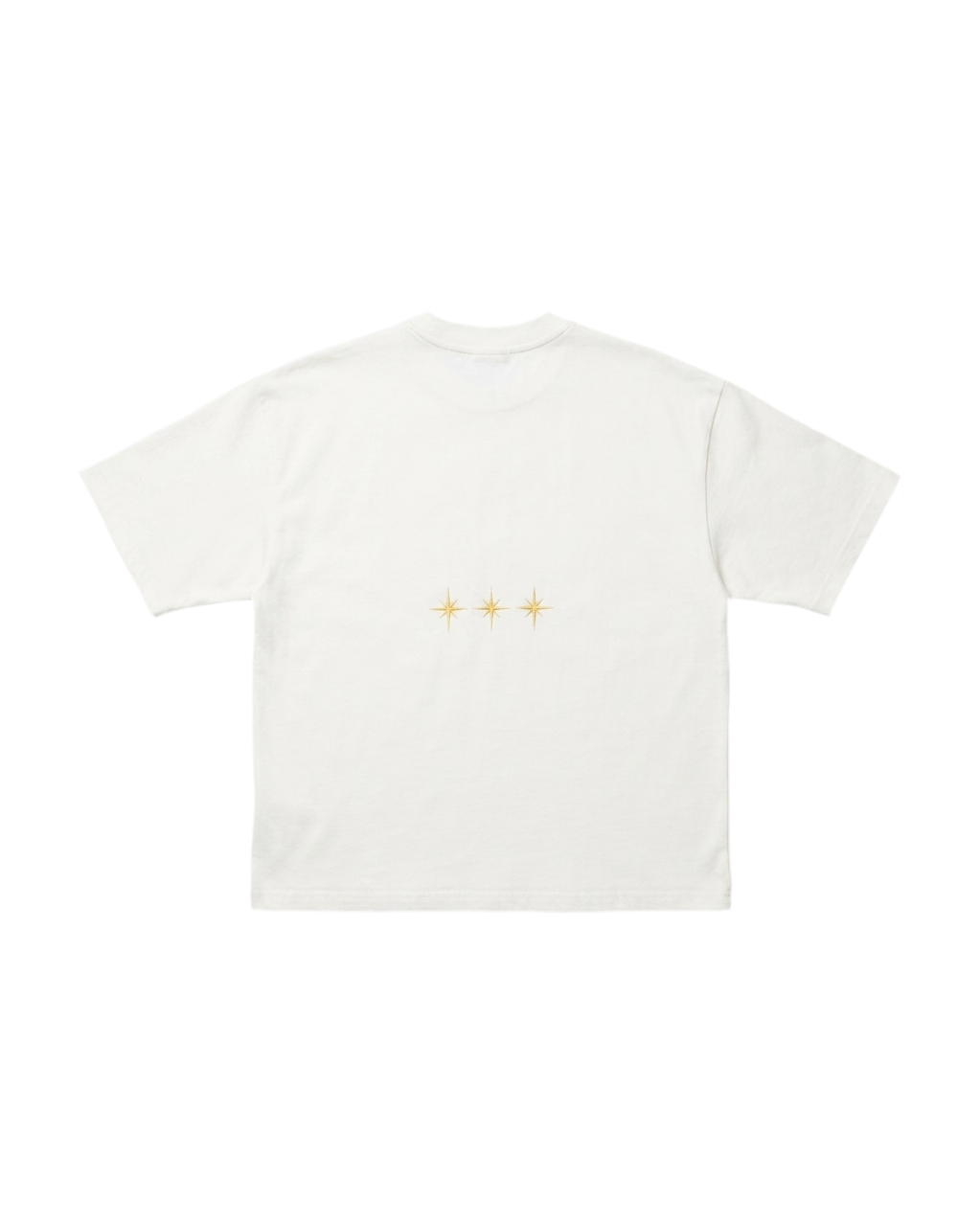 Ursa Major Tee — back, three embroidered stars