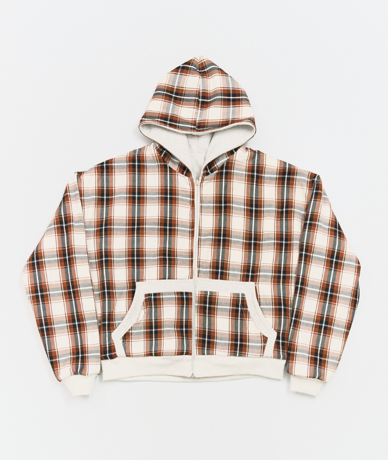 GREY REVERSIBLE HOODIE